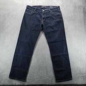 34 Heritage Jeans Mens‎ 40x34 Blue Courage Straight Mid Rise Stretch Denim